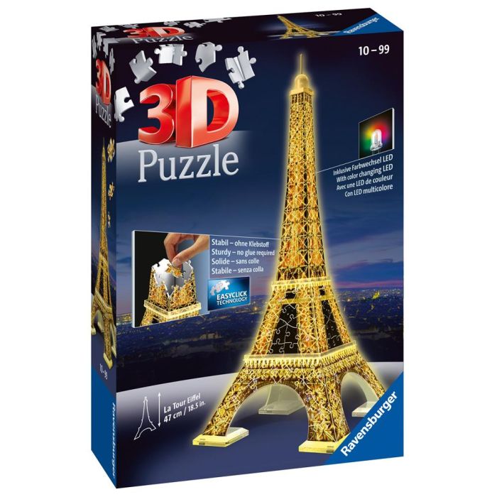 Puzzle 3D Tour Eiffel Night Edition 12579 Ravensburger