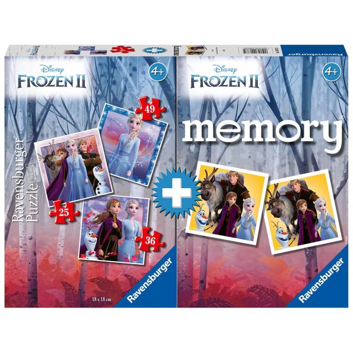 Multipack Memory+3 Puzzles Frozen 2 20673 Ravensburger