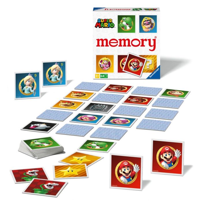 Juego Educativo Ravensburger Grand Memory - Super Mario Multicolor 1