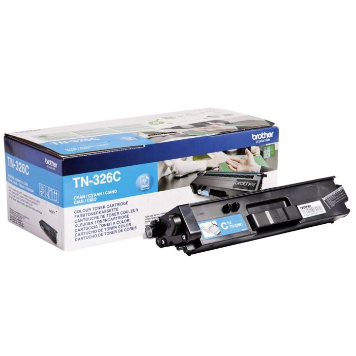 Toner Brother Tn-326C Hll8250Cdn - Hll8350Cdw Alta Capacidad Cian 3500 Pag 1