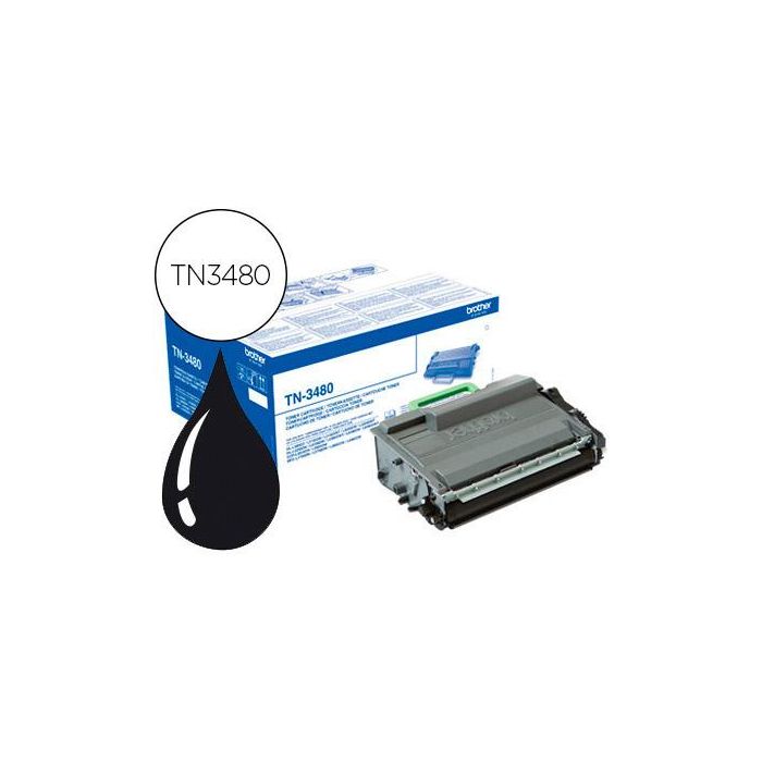 Brother Toner Laser Negro Mfcl5750-6300Dw-Mfcl6800Dw-Mfcl6900Dw