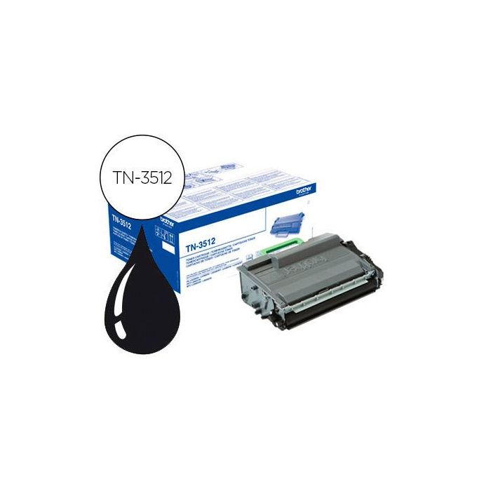 Toner Brother Tn-3512 Dcp-L6600Dw - Hl-L6300Dw - Mfc-L6800Dw Alta Capacidad Negro 12000 Pag