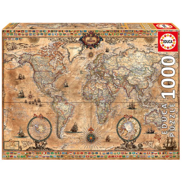 Puzzle 1000 Piezas Mapamundi 15159 Educa