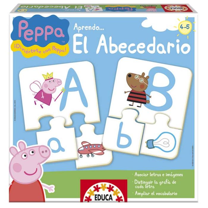 Aprendo El Abecedario Peppa Pig 15652 Educa