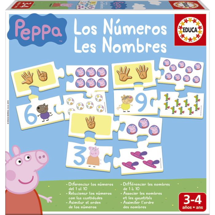 Aprendo Los Números Peppa Pig 16224 Educa