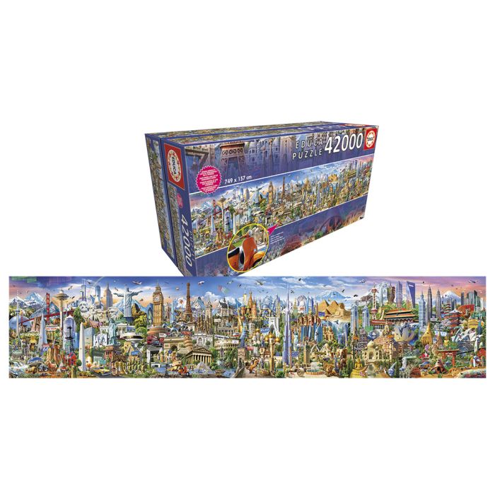 Puzzle 42000 La Vuelta Al Mundo 17570 Educa