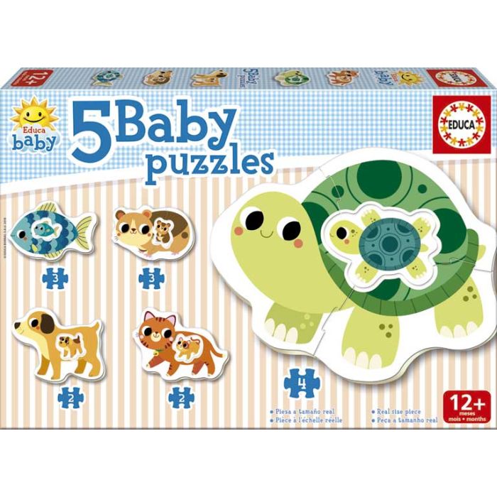 Animales 5 Babys Puzzles 17573 Educa 1