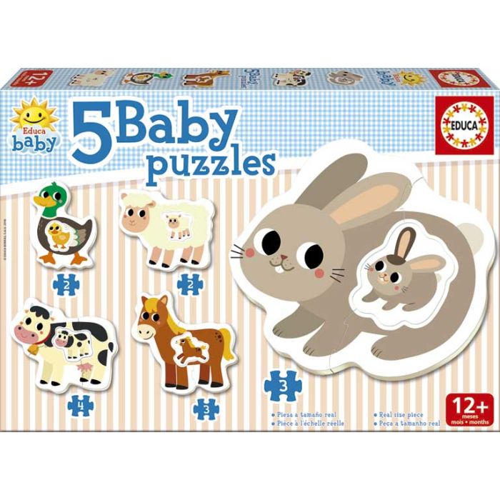 La Granja 5 Babys Puzzles 17574 Educa 1