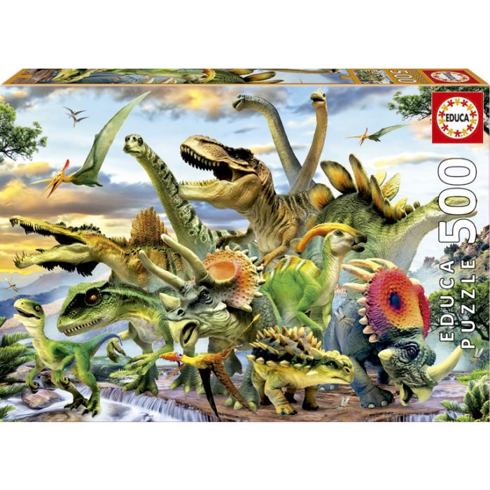 Puzzle 500 Dinosaurios 17961 Educa