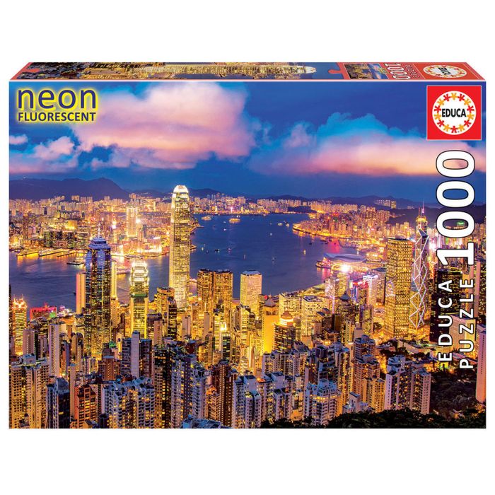 Puzzle 1000 Hong Kong "Neon" 18462 Educa Puzzle 1000 Hong Kong "Neon" 18462 Educa