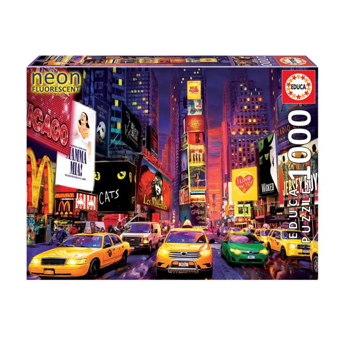 Puzzle 1000 Times Square, Nueva York "Neon" 18499 Educa
