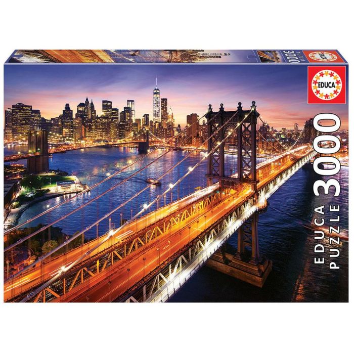 Puzzle 3000 Manhattan Al Atardecer 18508 Educa