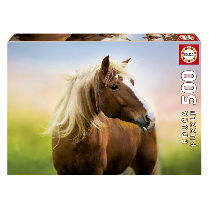 Puzzle 500 Piezas Caballo Al Amanecer 19000 Educa