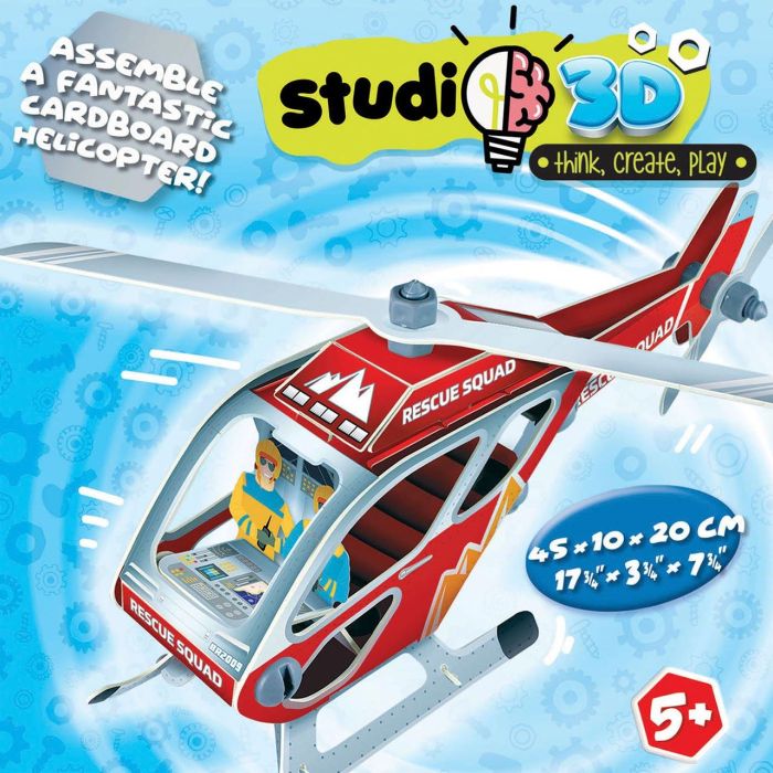 Puzzle Educa Helicopter 3D (14 Piezas) (18 Unidades) 1