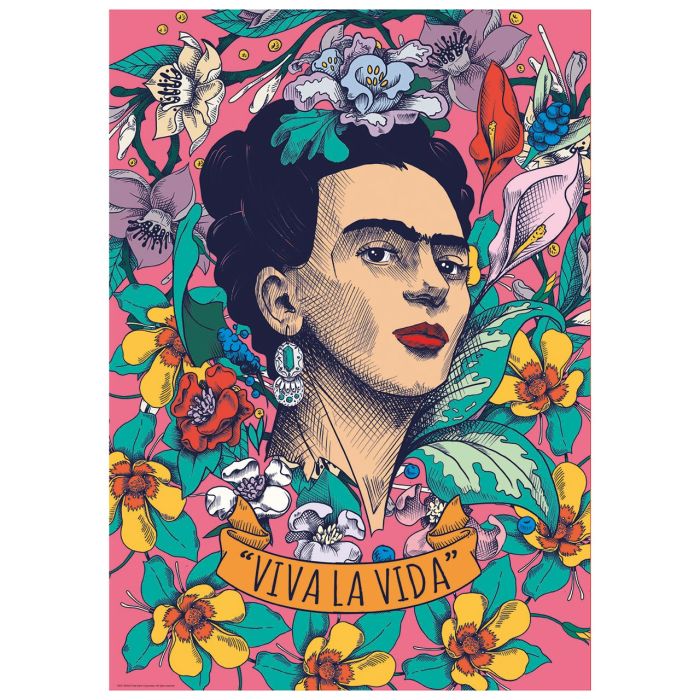 Puzzle 500 "Viva La Vida", Frida Kahlo 19251 Educa 1