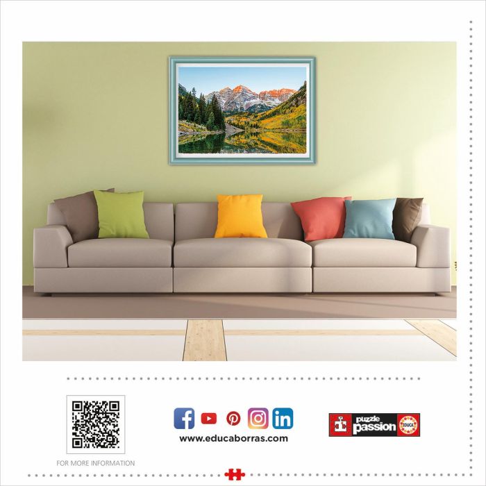 Puzzle 2000 Maroon Bells, Estados Unidos 19279 Educa 3 Puzzle 2000 Maroon Bells, Estados Unidos 19279 Educa 3