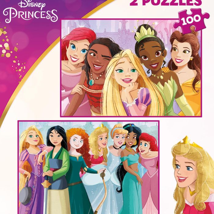 Puzzles 2X100 Disney Princess 19298 Educa 1