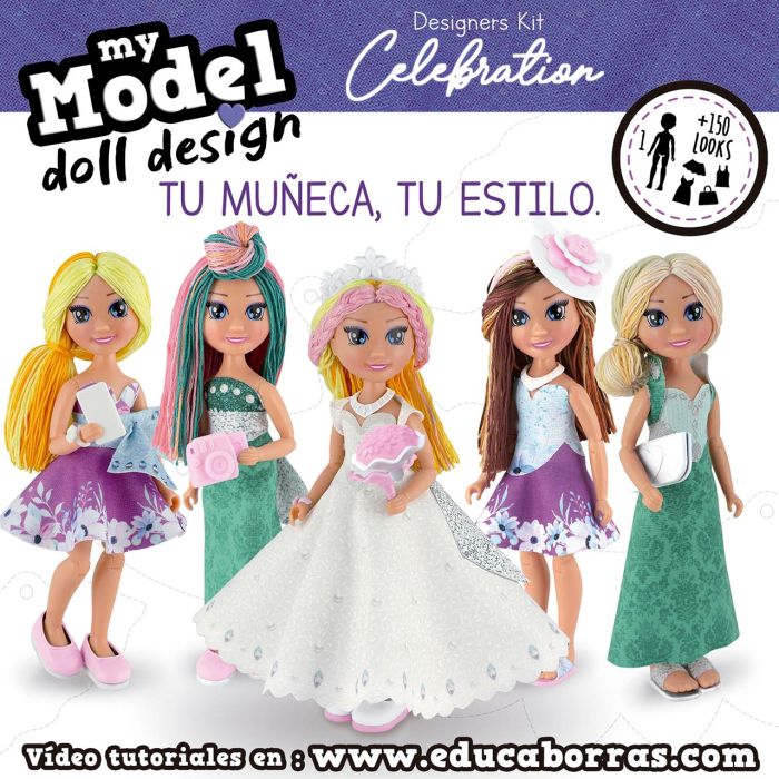 My Model Doll Design Celebration 19351 Educa 4