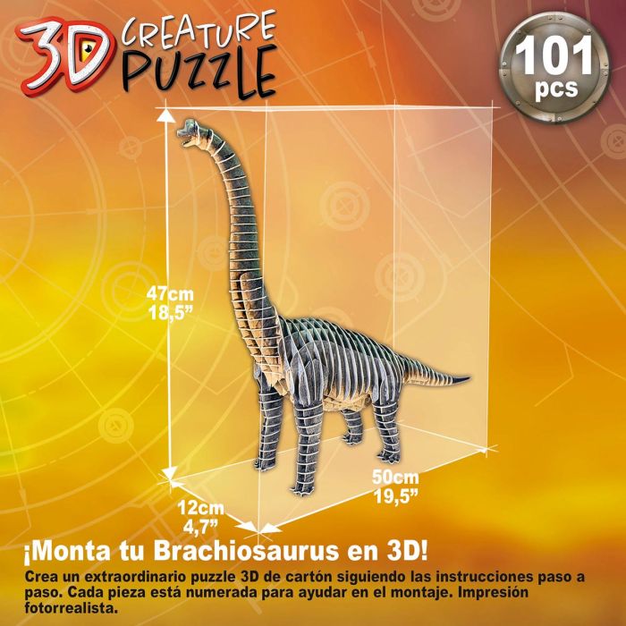Brachiosaurus 3D Creature Puzzle 19383 Educa 2