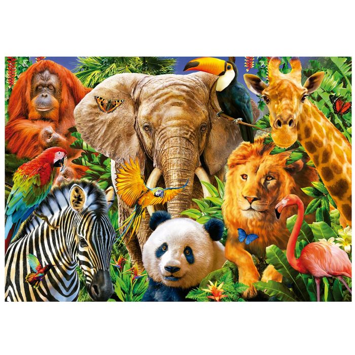 Puzzle 500 Collage De Animales Salvajes 19550 Educa 1