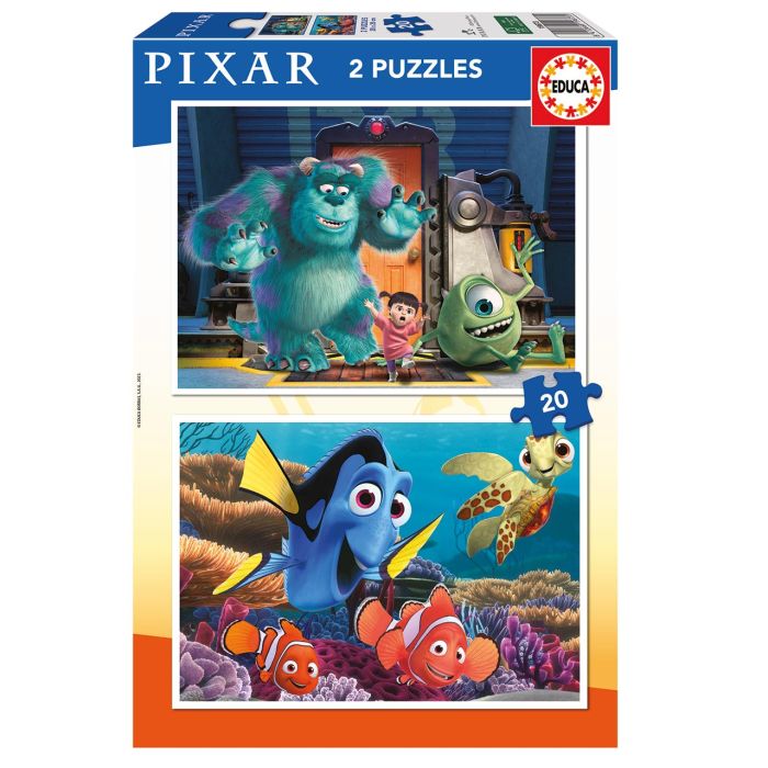 Puzzle 2X20 Disney Pixar (Nemo + Monsters) 19673 Educa 1