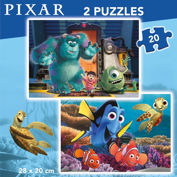 Puzzle 2X20 Disney Pixar (Nemo + Monsters) 19673 Educa 3