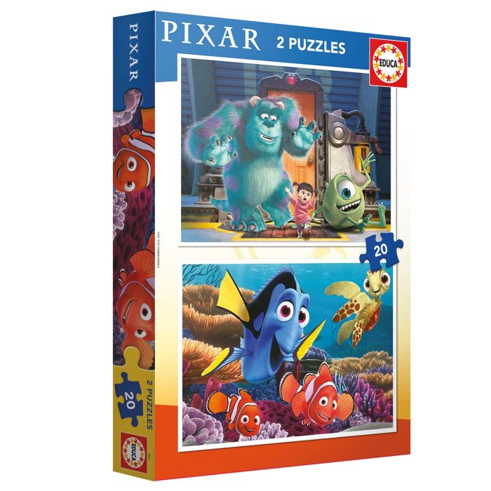 Puzzle 2X20 Disney Pixar (Nemo + Monsters) 19673 Educa 4