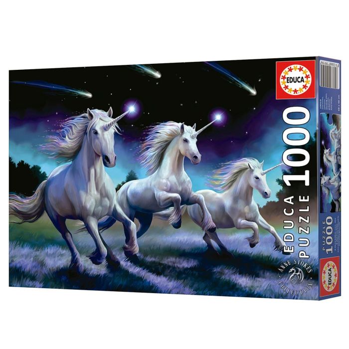 Puzzle 1000 Unicornios Anne Stokes 19919 Educa