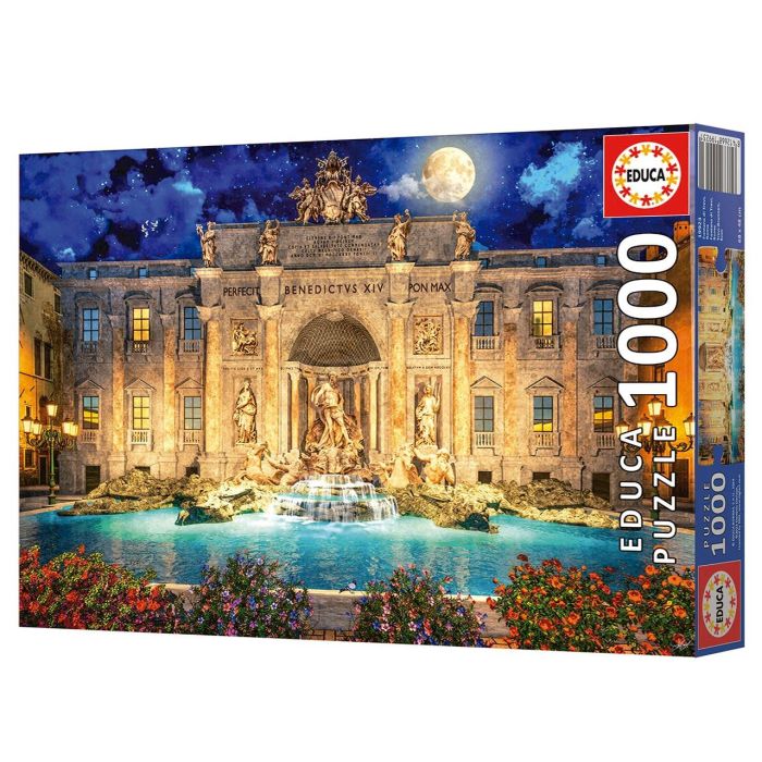 Puzzle 1000 Fontana Di Trevi Roma 19923 Educa