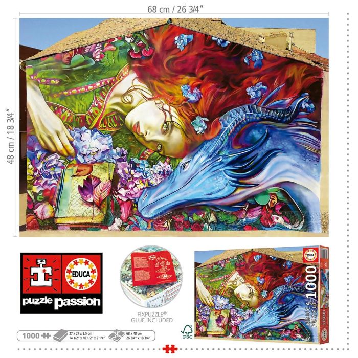 Puzzle 500 Piezas Sant Jordi, Lily Brick 19926 Educa 2