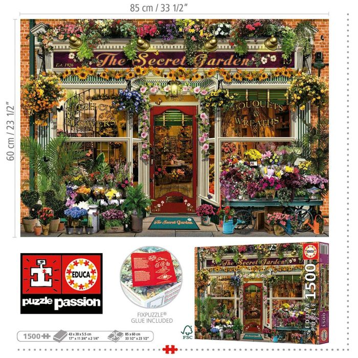 Puzzle 1500 Piezas The Secret Garden 19940 Educa 2