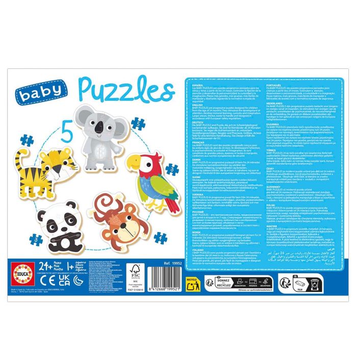 Baby Puzzles Fauna Salvaje 19952 Educa 2