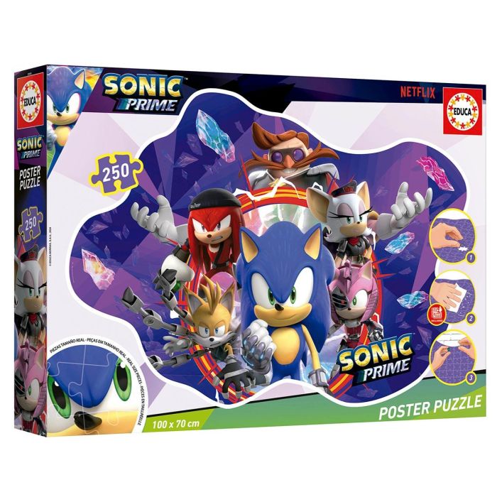 Poster Puzzle 250 Piezas Sonic Prime 20026 Educa