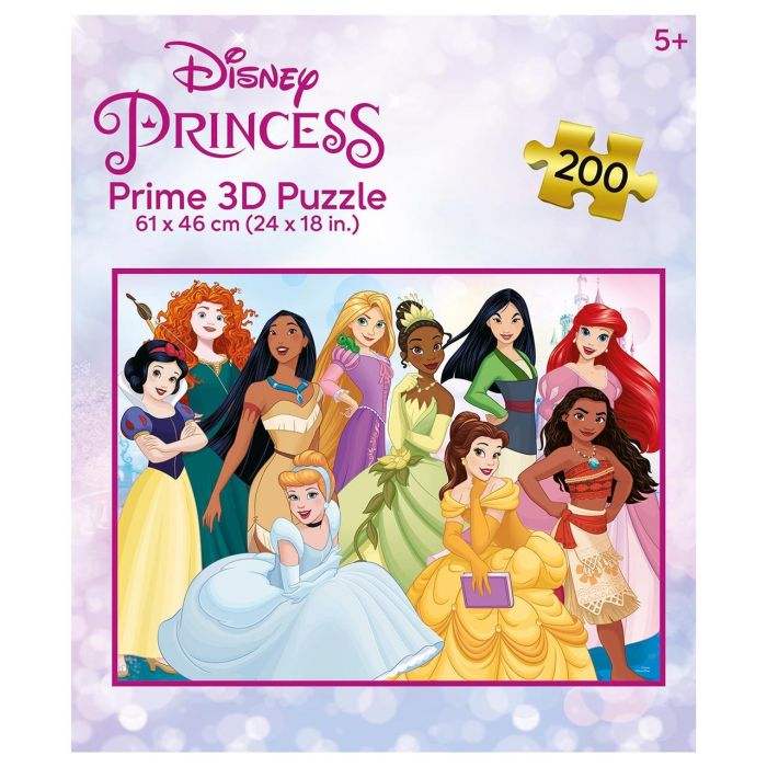 Puzzle 3D Lenticular 200 Piezas Disney Princess 20046 Educa 2