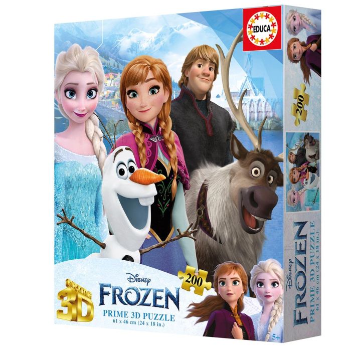 Puzzle 3D Lenticular 200 Piezas Frozen 20047 Educa 3