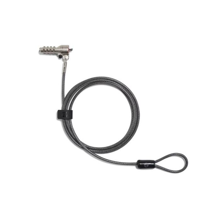 HP Cable de seguridad con combinacion para portátil nano negro