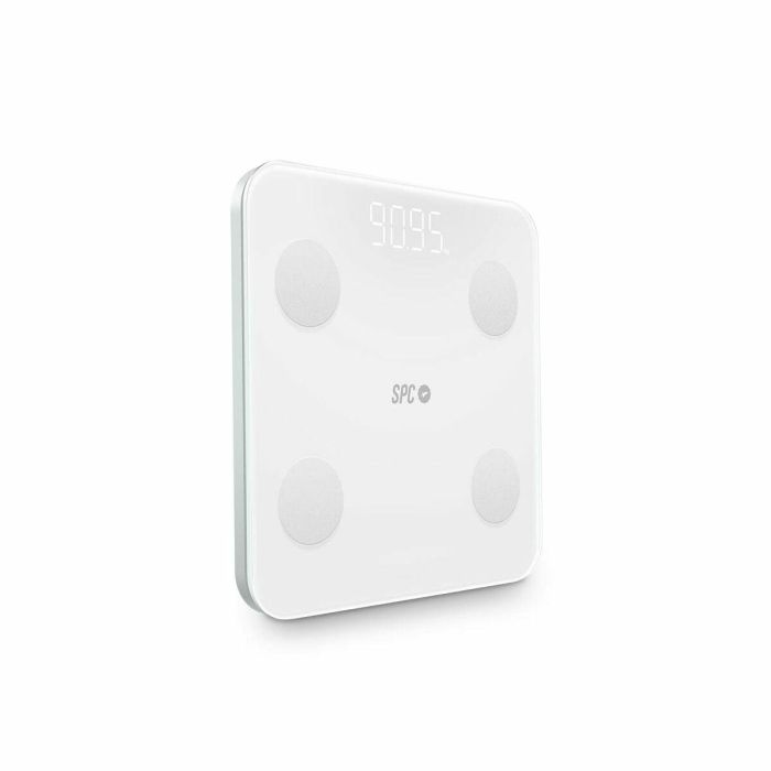 Báscula Digital de Baño SPC ATENEA FIT 3 Blanco Cristal Templado 180 kg 150 kg 1,5 Kg 1