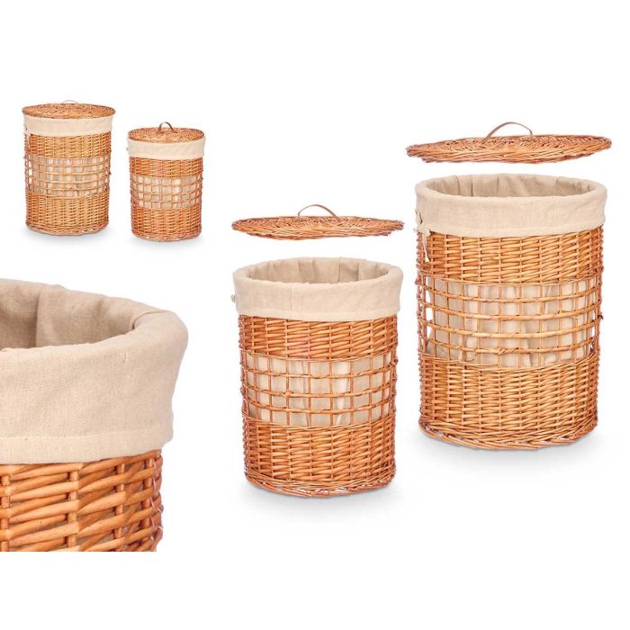 Set 2 Roperos Mimbre Kipit 45X57CM Set 2 Roperos Mimbre Kipit 45X57CM
