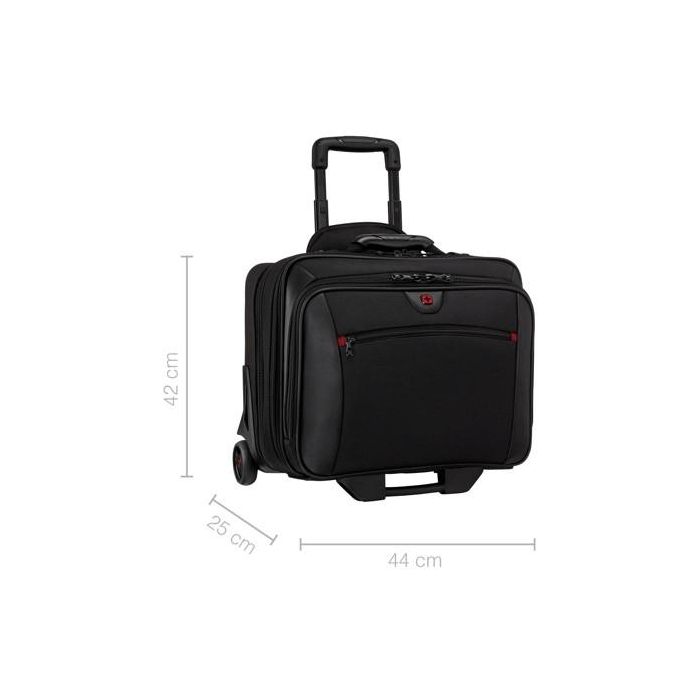 WENGER Potomac 43,2cm 17Zoll Trolley schwarz (mit herausnehmbarer Notebooktasche 40,6cm 16Zoll) 4 WENGER Potomac 43,2cm 17Zoll Trolley schwarz (mit herausnehmbarer Notebooktasche 40,6cm 16Zoll) 4