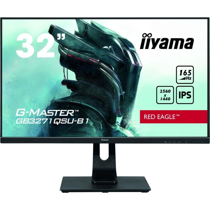 Iiyama G-Master Red Eagle Monitor Gaming 31.5" WQHD (2560x1440) IPS 165Hz 1ms FreeSync Soporte Ajustable HDMI DP USB 3.0 17