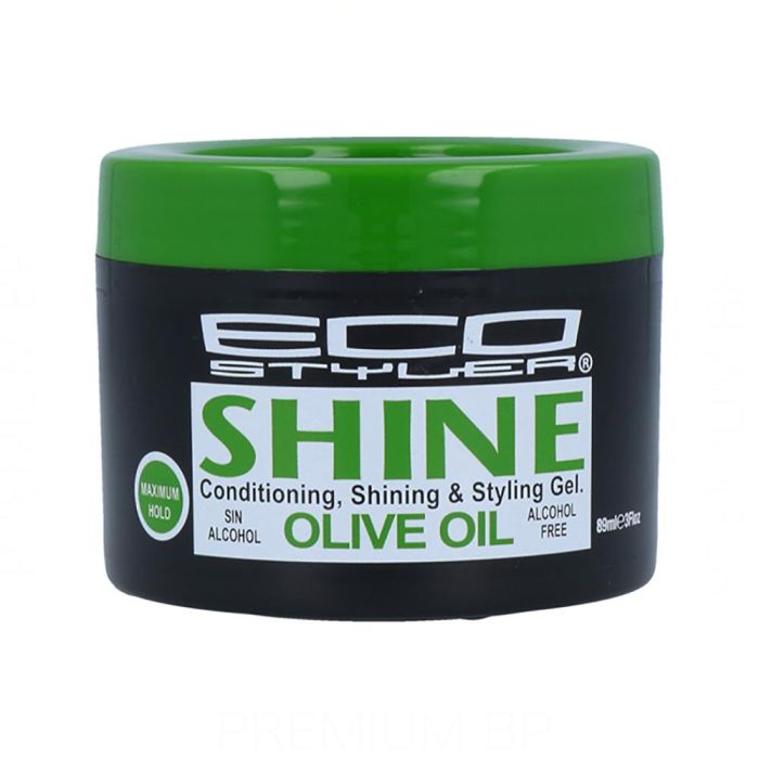 Eco Styler Shine Gel con Aceite de Oliva 89 ml - Hidratante para Cabello