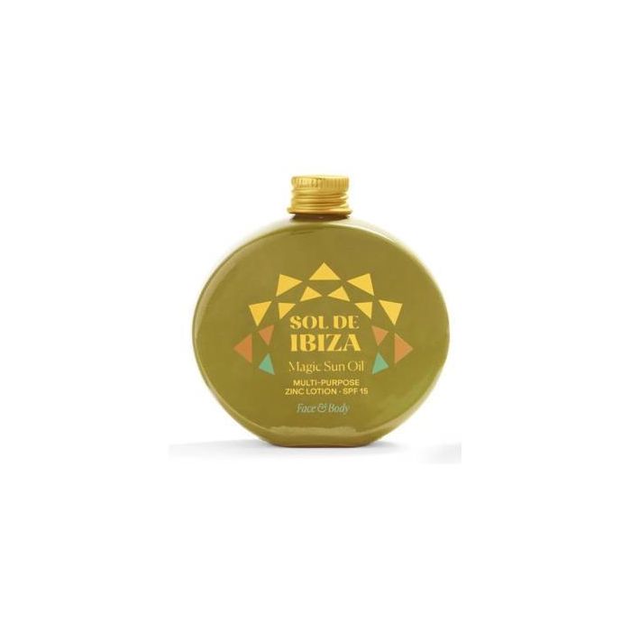 Sol De Ibiza Aceite Mágico Multiusos - Prepara, Protege y Repara la Piel - Con Óxido de Zinc y Aceites Esenciales - 30ml