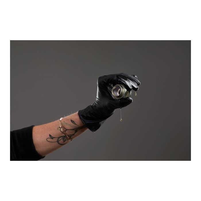 Juba Guante Desechable Agility Grip Nitrilo sin Polvo Negro Talla 11 Diamantado Extra Grueso Máximo Agarre Protección Química Caja 50 Unidades 2 Juba Guante Desechable Agility Grip Nitrilo sin Polvo Negro Talla 11 Diamantado Extra Grueso Máximo Agarre Protección Química Caja 50 Unidades 2