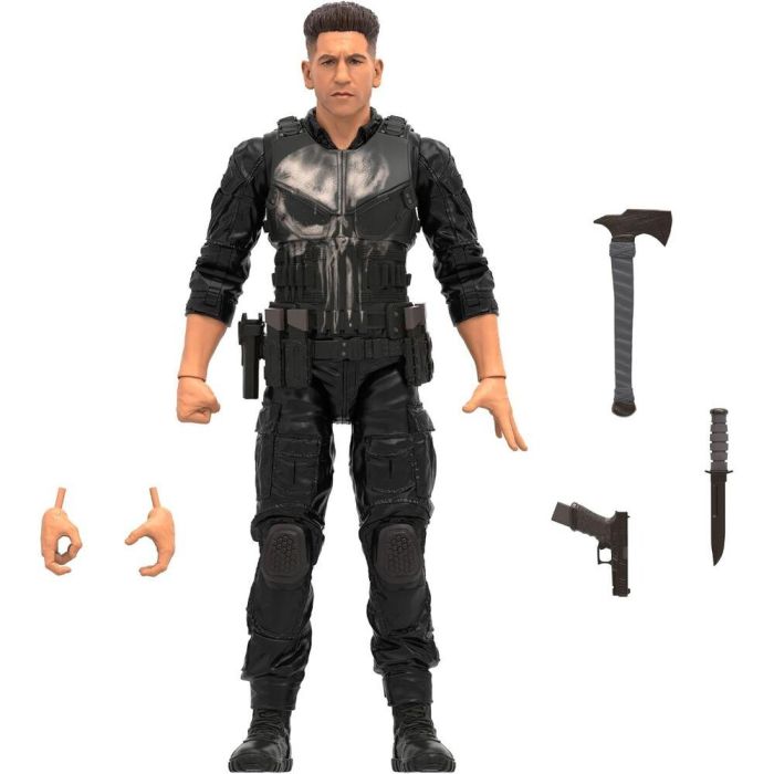 Hasbro Figura Marvel Legends Punisher Born Again Daredevil 15cm Articulada con 5 Accesorios