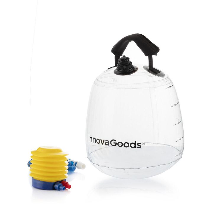Pesa Rusa de Agua para Entrenamiento Fitness con Guía de Ejercicios Fibell InnovaGoods 4 Pesa Rusa de Agua para Entrenamiento Fitness con Guía de Ejercicios Fibell InnovaGoods 4