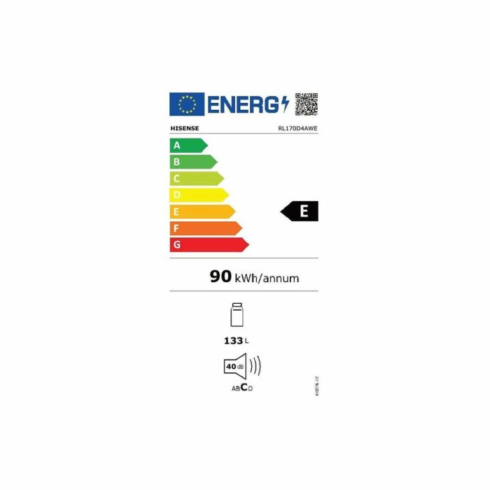 Frigorífico Hisense RL170D4AWE Blanco Independiente (85 x 55 x 57 cm) 1