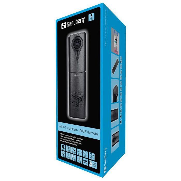 Sandberg All-in-1 ConfCam 1080P Remote 9 Sandberg All-in-1 ConfCam 1080P Remote 9