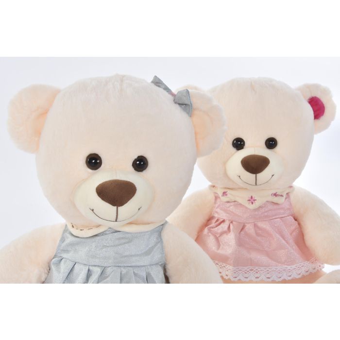 DKD Home Decor Peluche Oso Rosa Verde Blanco Poliester 20 x 50 x 20 cm (2 Unidades) 1 DKD Home Decor Peluche Oso Rosa Verde Blanco Poliester 20 x 50 x 20 cm (2 Unidades) 1