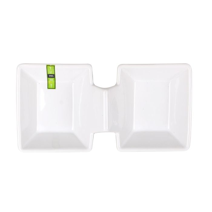 La Mediterranea Bol Doble Blanco 24.3 x 12.5 x 6 cm Yummy M (12 Unidades) 3