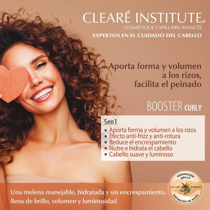 Clearé Institute BOOSTER CURLY Rizos Definidos Hidratación Brillo Tratamiento Capilar 200 ml 6
